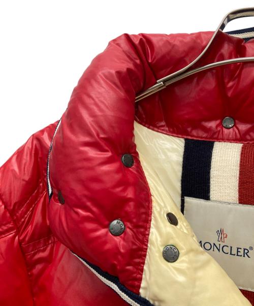 MONCLER（モンクレール）MONCLER (モンクレール) ダウンジャケット レッド サイズ:Lの古着・服飾アイテム