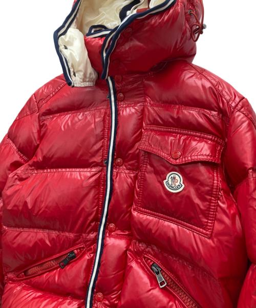 MONCLER（モンクレール）MONCLER (モンクレール) ダウンジャケット レッド サイズ:Lの古着・服飾アイテム