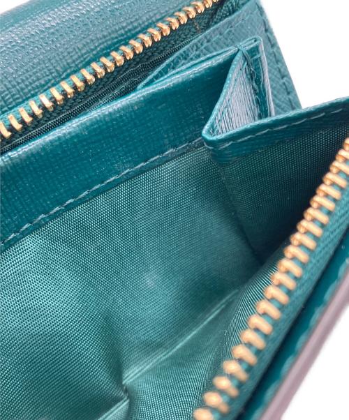 FURLA（フルラ）FURLA (フルラ) 3つ折り財布 グリーンの古着・服飾アイテム