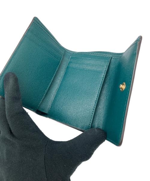 FURLA（フルラ）FURLA (フルラ) 3つ折り財布 グリーンの古着・服飾アイテム