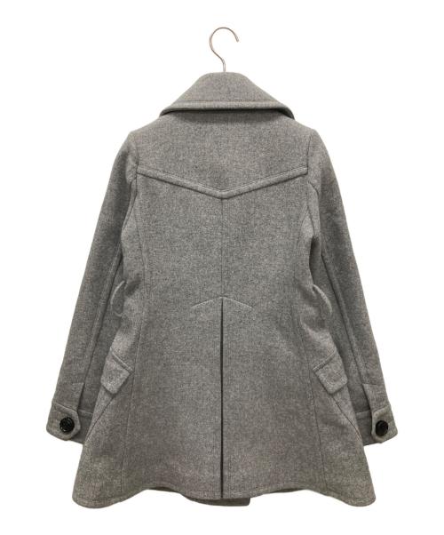 BURBERRY BLUE LABEL（バーバリーロンドンブルーレーベル）BURBERRY BLUE LABEL (バーバリーロンドンブルーレーベル) ダブルコート グレー サイズ:SIZE 38の古着・服飾アイテム