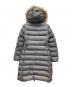 MONCLER (モンクレール) ファー付きダウンジャケット ライトグレー サイズ:S：15000円