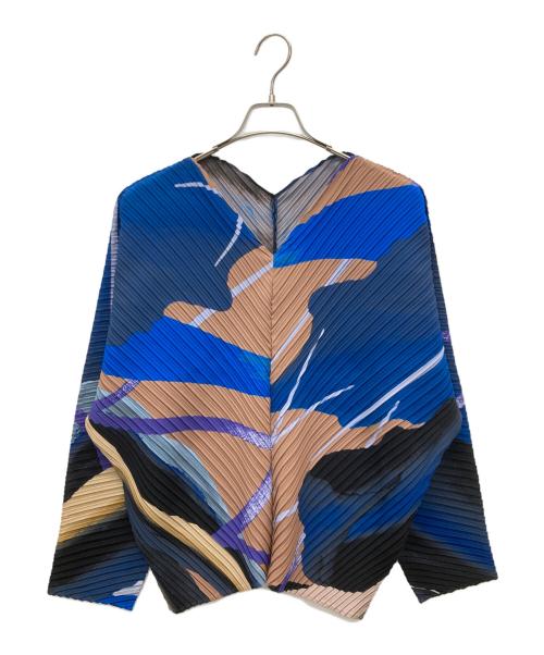 ISSEY MIYAKE（イッセイミヤケ）ISSEY MIYAKE (イッセイミヤケ) 長袖カットソー マルチカラー サイズ:SIZE 2の古着・服飾アイテム