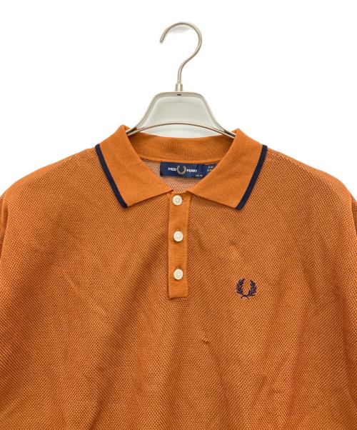 FRED PERRY（フレッドペリー）FRED PERRY (フレッドペリー) ポロシャツ ブラウン サイズ:10の古着・服飾アイテム
