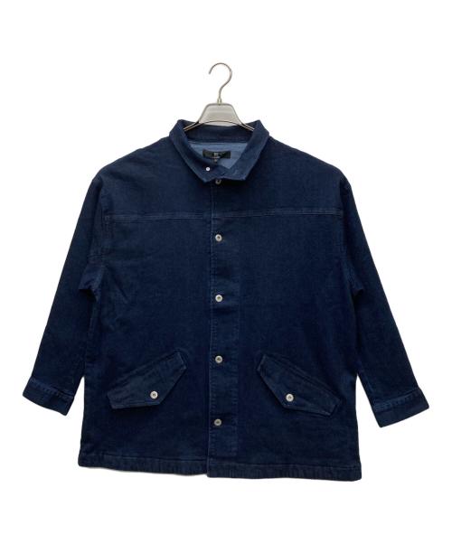 CAMBIO（カンビオ）CAMBIO (カンビオ) ミリタリースタンドジャケット ネイビー サイズ:M 未使用品の古着・服飾アイテム