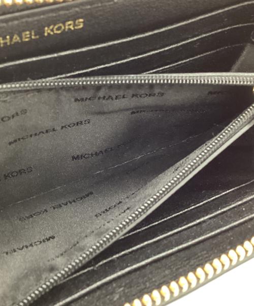 MICHAEL KORS（マイケル・コース）MICHAEL KORS (マイケル・コース) 長財布 ブラックの古着・服飾アイテム