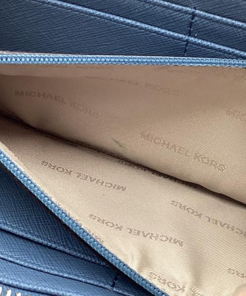 MICHAEL KORS（マイケル・コース）MICHAEL KORS (マイケル・コース) 長財布 スカイブルーの古着・服飾アイテム