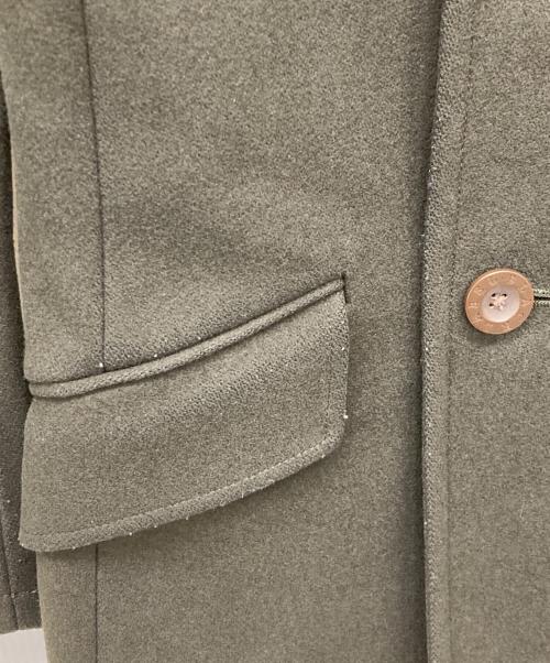 BURBERRY BLACK LABEL（バーバリーブラックレーベル）BURBERRY BLACK LABEL (バーバリーブラックレーベル) Pコート グリーン サイズ:Mの古着・服飾アイテム