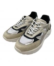 D.A.T.E.（デイト）の古着「ローカットスニーカー」｜ホワイト×ベージュ