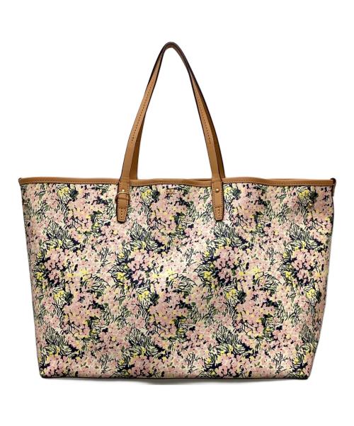 TORY BURCH（トリーバーチ）TORY BURCH (トリーバーチ) トートバッグ ピンク×ベージュの古着・服飾アイテム