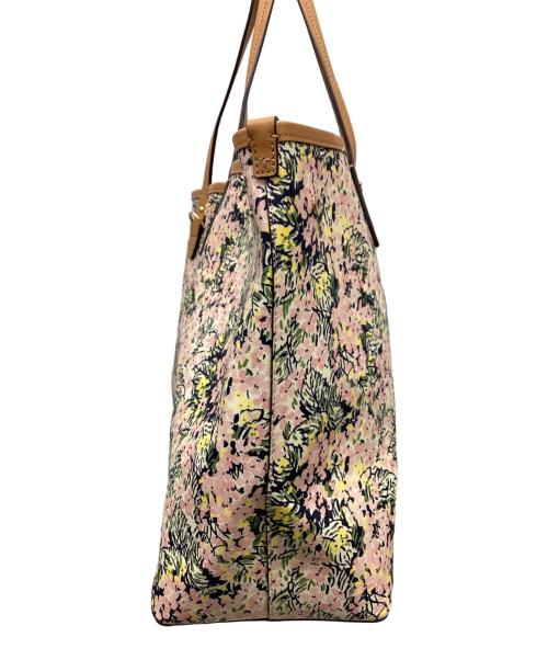 TORY BURCH（トリーバーチ）TORY BURCH (トリーバーチ) トートバッグ ピンク×ベージュの古着・服飾アイテム