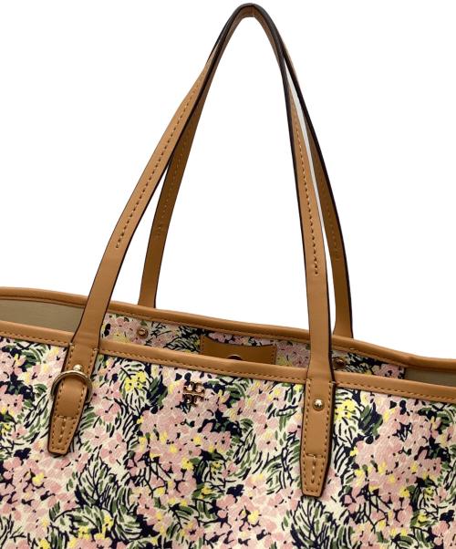 TORY BURCH（トリーバーチ）TORY BURCH (トリーバーチ) トートバッグ ピンク×ベージュの古着・服飾アイテム