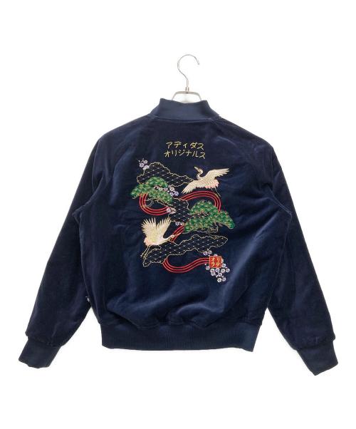 adidas（アディダス）adidas (アディダス) Rita Ora (リタ オラ) リバーシブルスカジャン ネイビー サイズ:OTの古着・服飾アイテム