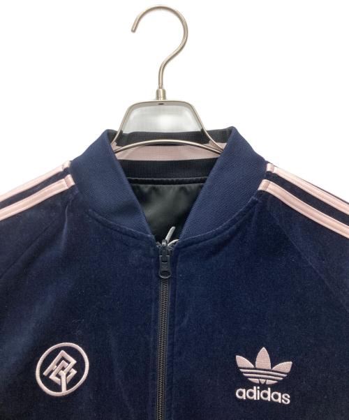 adidas（アディダス）adidas (アディダス) Rita Ora (リタ オラ) リバーシブルスカジャン ネイビー サイズ:OTの古着・服飾アイテム