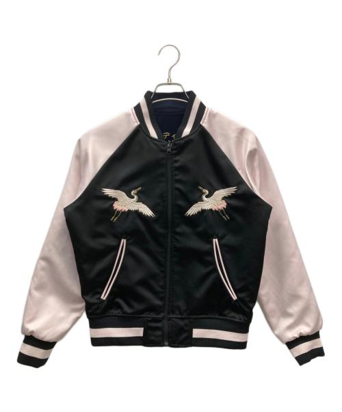 adidas（アディダス）adidas (アディダス) Rita Ora (リタ オラ) リバーシブルスカジャン ネイビー サイズ:OTの古着・服飾アイテム