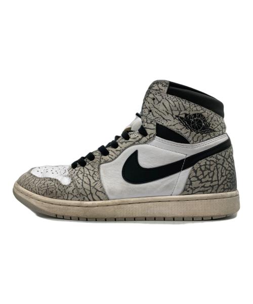 NIKE（ナイキ）NIKE (ナイキ) エアジョーダン1 ハイ OG グレー サイズ:28の古着・服飾アイテム