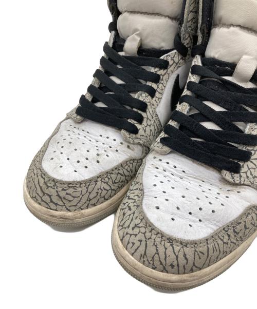 NIKE（ナイキ）NIKE (ナイキ) エアジョーダン1 ハイ OG グレー サイズ:28の古着・服飾アイテム