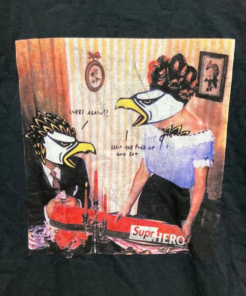 SUPREME（シュプリーム）SUPREME (シュプリーム) ANTIHERO (アンタイヒーロー) 半袖カットソー ブラック サイズ:XLの古着・服飾アイテム