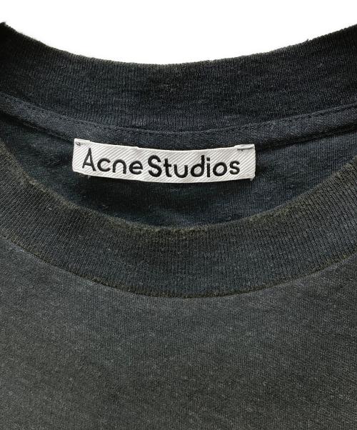 Acne studios（アクネ ストゥディオス）Acne studios (アクネ ストゥディオス) 半袖カットソー ブラック サイズ:ＸＳの古着・服飾アイテム