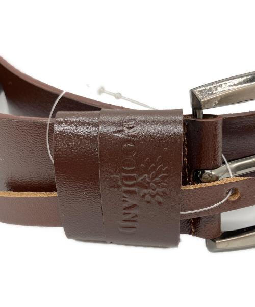 WOODLAND（ウッドランド）WOODLAND (ウッドランド) レザーベルト ブラウン 未使用品の古着・服飾アイテム