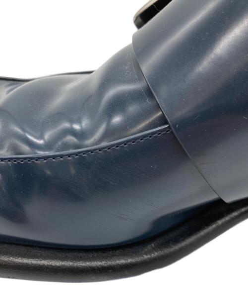 BURBERRY（バーバリー）BURBERRY (バーバリー) Shieldローファー ネイビー サイズ:26の古着・服飾アイテム