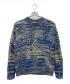 Acne studiosアクネ ストゥディオス）の古着「厚手ニット」｜ブルー×ベージュ