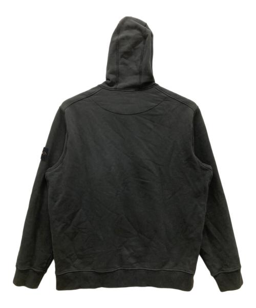 STONE ISLAND（ストーンアイランド）STONE ISLAND (ストーンアイランド) ガーメントダイコットンプルオーバースウェットフーディー ブラック サイズ:XXLの古着・服飾アイテム