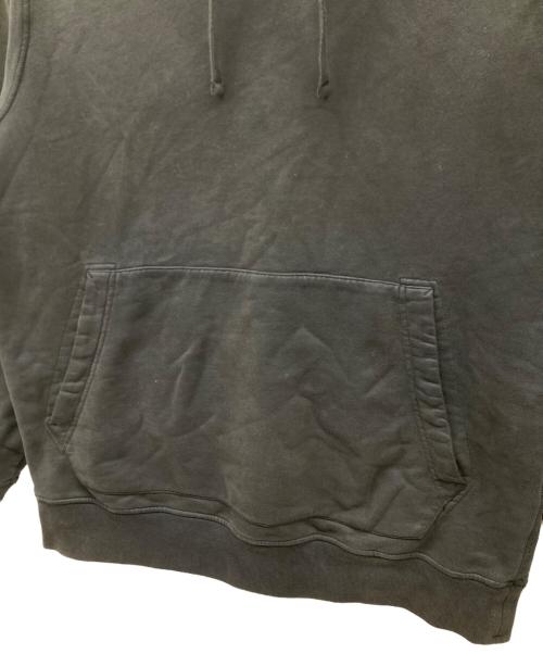 STONE ISLAND（ストーンアイランド）STONE ISLAND (ストーンアイランド) ガーメントダイコットンプルオーバースウェットフーディー ブラック サイズ:XXLの古着・服飾アイテム