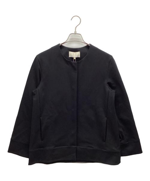 自由区（ジユウク）自由区 (ジユウク) エアリークッションノーカラーライトコート ネイビー サイズ:38の古着・服飾アイテム