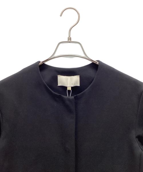 自由区（ジユウク）自由区 (ジユウク) エアリークッションノーカラーライトコート ネイビー サイズ:38の古着・服飾アイテム