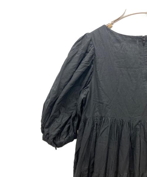 MARIHA（マリハ）MARIHA (マリハ) 半袖ワンピース ブラック サイズ:36の古着・服飾アイテム