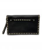 VALENTINOヴァレンティノ）の古着「クラッチバッグ」｜ブラック