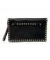 VALENTINO（ヴァレンティノ）の古着「クラッチバッグ」｜ブラック