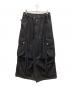 A.F ARTEFACT（エーエフ アーティファクト）の古着「EXTREME WIDE CARGO PANTS」｜ブラック