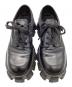 中古・古着 PRADA (プラダ) ブラッシュドレザー レースアップ シューズ ブラック サイズ:7：50000円