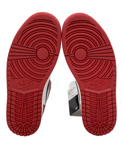 NIKE（ナイキ）NIKE (ナイキ) エア ジョーダン 1 レトロ ハイ オージー レッド×ホワイト サイズ:28.5㎝の古着・服飾アイテム