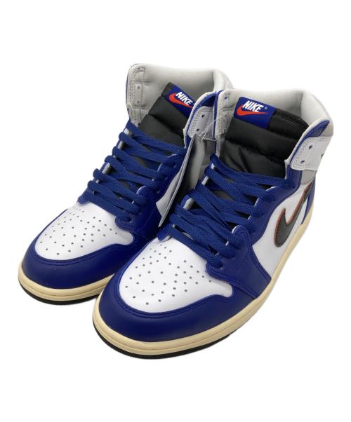 NIKE（ナイキ）NIKE (ナイキ) エア ジョーダン 1 レトロ ハイ ホワイト×ブルー サイズ:28.5の古着・服飾アイテム