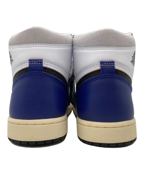 NIKE（ナイキ）NIKE (ナイキ) エア ジョーダン 1 レトロ ハイ ホワイト×ブルー サイズ:28.5の古着・服飾アイテム