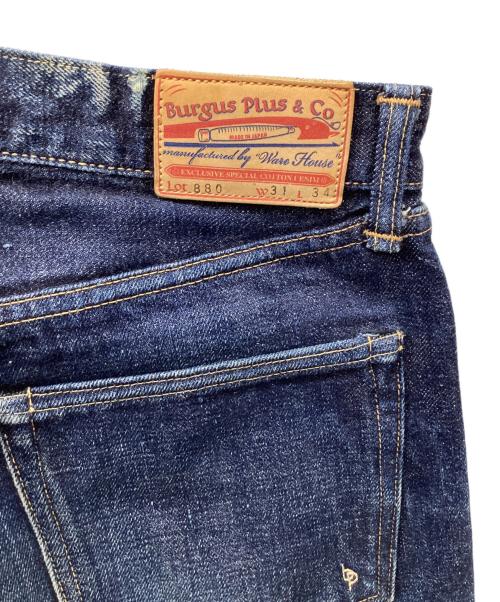 BURGUS PLUS（バーガスプラス）BURGUS PLUS (バーガスプラス) WAREHOUSE (ウエアハウス) デニムパンツ インディゴ サイズ:31の古着・服飾アイテム