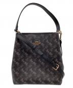 COACHコーチ）の古着「2WAYショルダーバッグ」｜ブラック