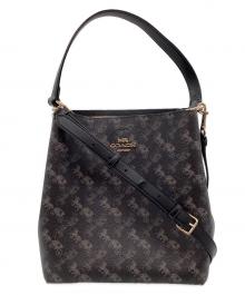 COACH（コーチ）の古着「2WAYショルダーバッグ」｜ブラック