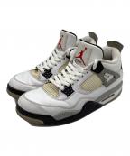 NIKEナイキ）の古着「エアジョーダン4 レトロ」｜ホワイト