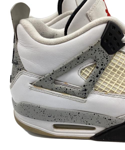 NIKE（ナイキ）NIKE (ナイキ) エアジョーダン4 レトロ  ホワイト サイズ:29の古着・服飾アイテム