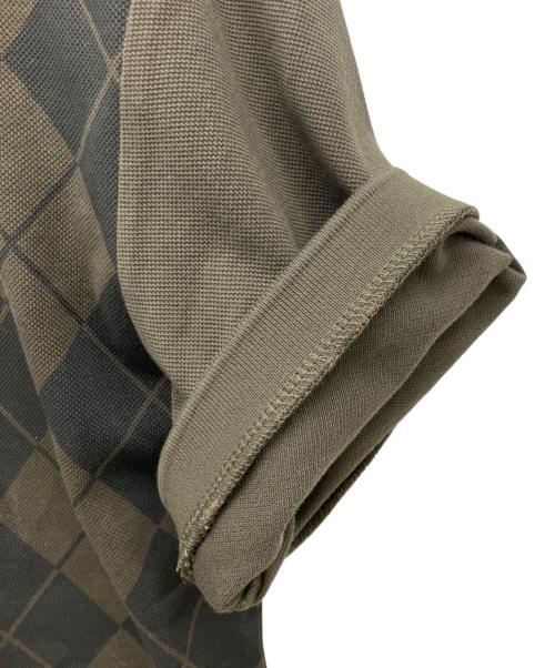 BURBERRY BLACK LABEL（バーバリーブラックレーベル）BURBERRY BLACK LABEL (バーバリーブラックレーベル) ポロシャツ オリーブ サイズ:3 未使用品の古着・服飾アイテム