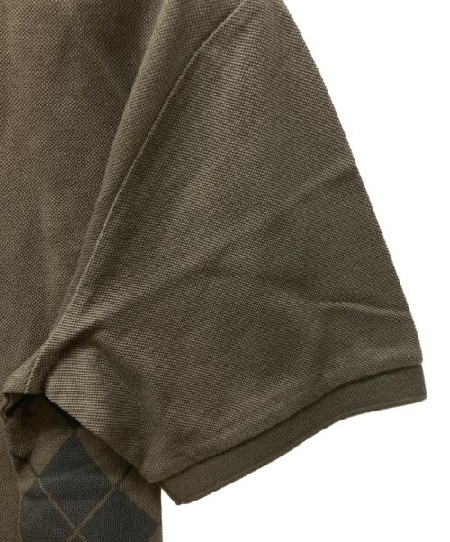 BURBERRY BLACK LABEL（バーバリーブラックレーベル）BURBERRY BLACK LABEL (バーバリーブラックレーベル) ポロシャツ オリーブ サイズ:3 未使用品の古着・服飾アイテム