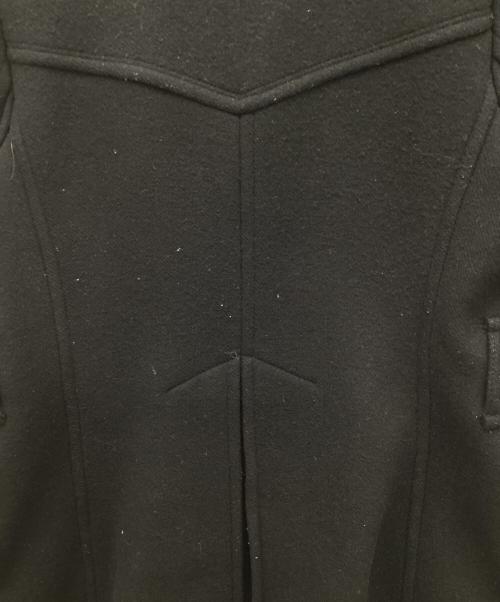 BURBERRY BLUE LABEL（バーバリーロンドンブルーレーベル）BURBERRY BLUE LABEL (バーバリーロンドンブルーレーベル) ウールコート ブラック サイズ:38の古着・服飾アイテム