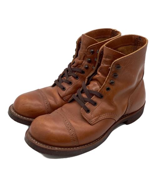 RED WING（レッドウィング）RED WING (レッドウィング) IRON RANGE MANSONレザーブーツ ブラウン サイズ:25.5㎝の古着・服飾アイテム