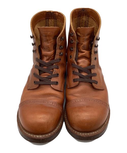 RED WING（レッドウィング）RED WING (レッドウィング) IRON RANGE MANSONレザーブーツ ブラウン サイズ:25.5㎝の古着・服飾アイテム
