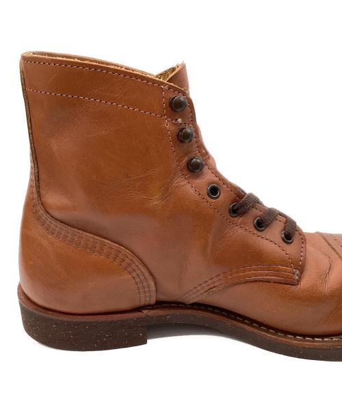 RED WING（レッドウィング）RED WING (レッドウィング) IRON RANGE MANSONレザーブーツ ブラウン サイズ:25.5㎝の古着・服飾アイテム
