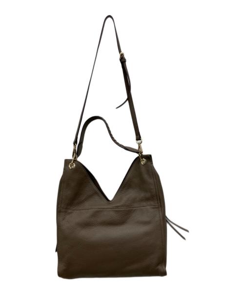 LOWELL（ロウェル）LOWELL (ロウェル) かがりレザー2WAYワンショルダーバッグの古着・服飾アイテム